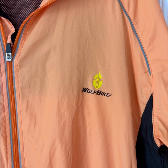 Wolfbike Men’s Waterproof Cycling Jacket Zip Front Lightweight Wind Resistant - Picture 3 of 15